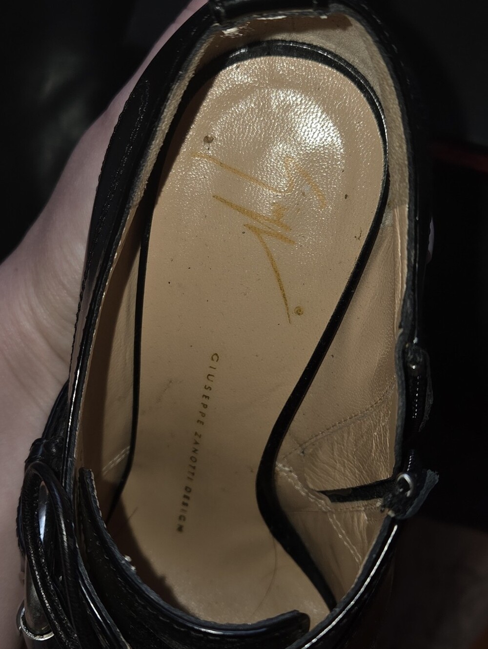 Vintage Giuseppe Zanotti Leather Booties - Black. EU37.5 - Picture 11 of 12